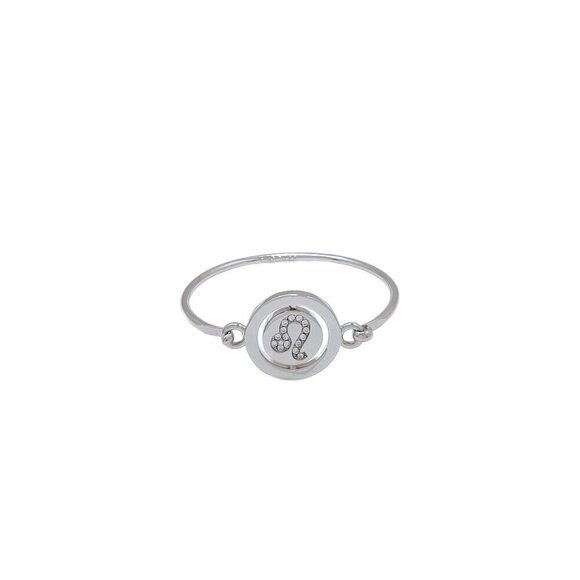 Carolee Leo Zodiac Sign Silver Tone Double Sided Charm Bangle Bracelet - Picture 3 of 6